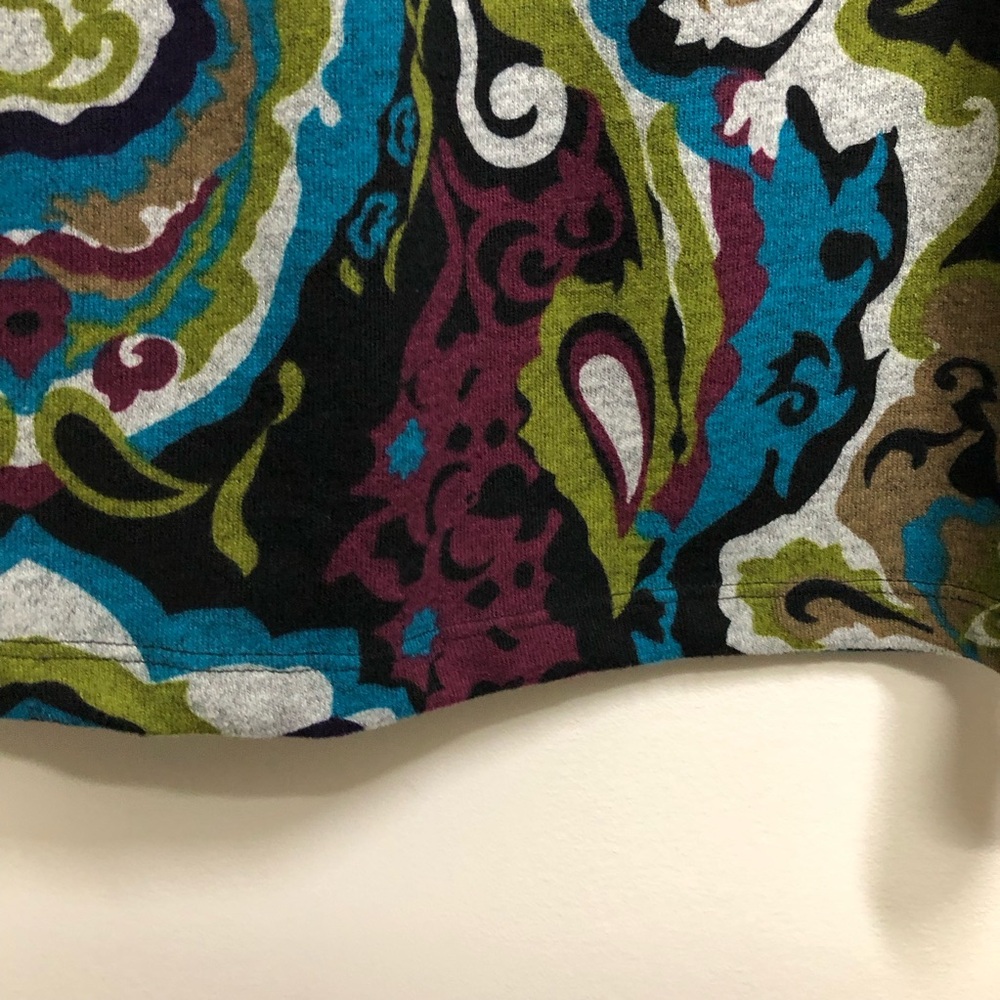 Karlie Long Sleeve Knit Dress‎ Sz Small-Medium Tags Missing Multicolor Abstract - Picture 8 of 13